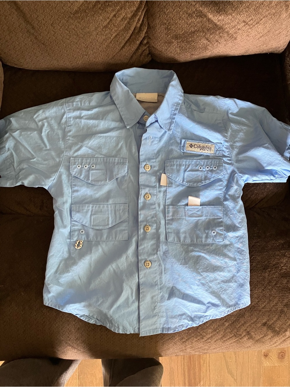 Columbia Light Blue Short Sleeve - size XXS (4/5) - worn 1x - Picture 3 of 8